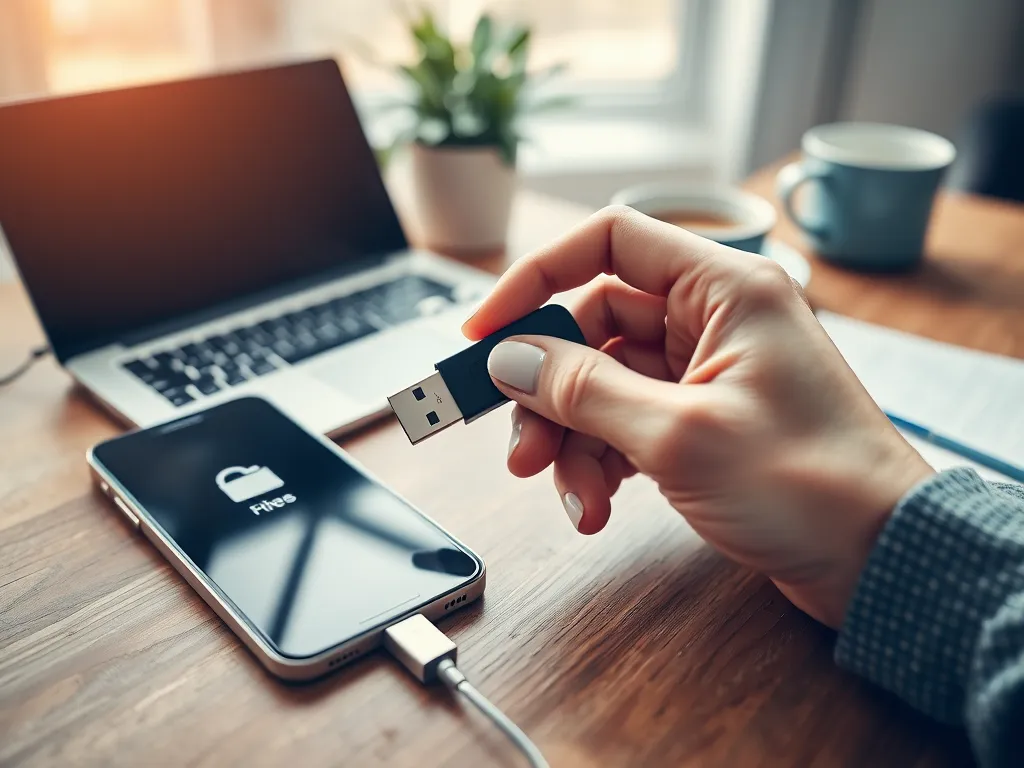 Jak zgrać zdjęcia z telefonu na pendrive?