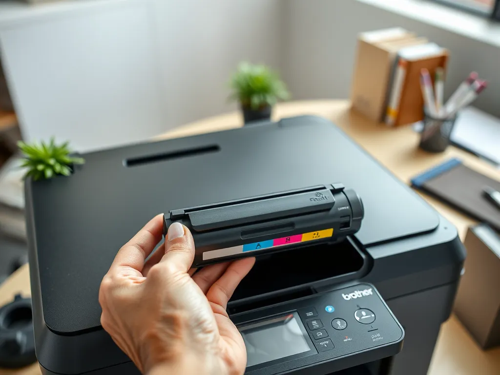 Jak wymienić toner w drukarce Brother?