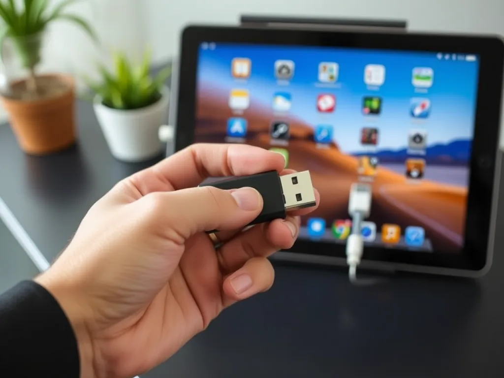 Jak podłączyć pendrive do tabletu?