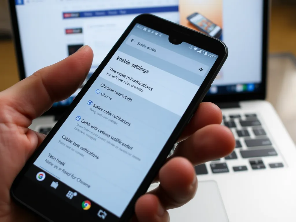 Jak zezwolić przeglądarce chrome w android na powiadomienia??