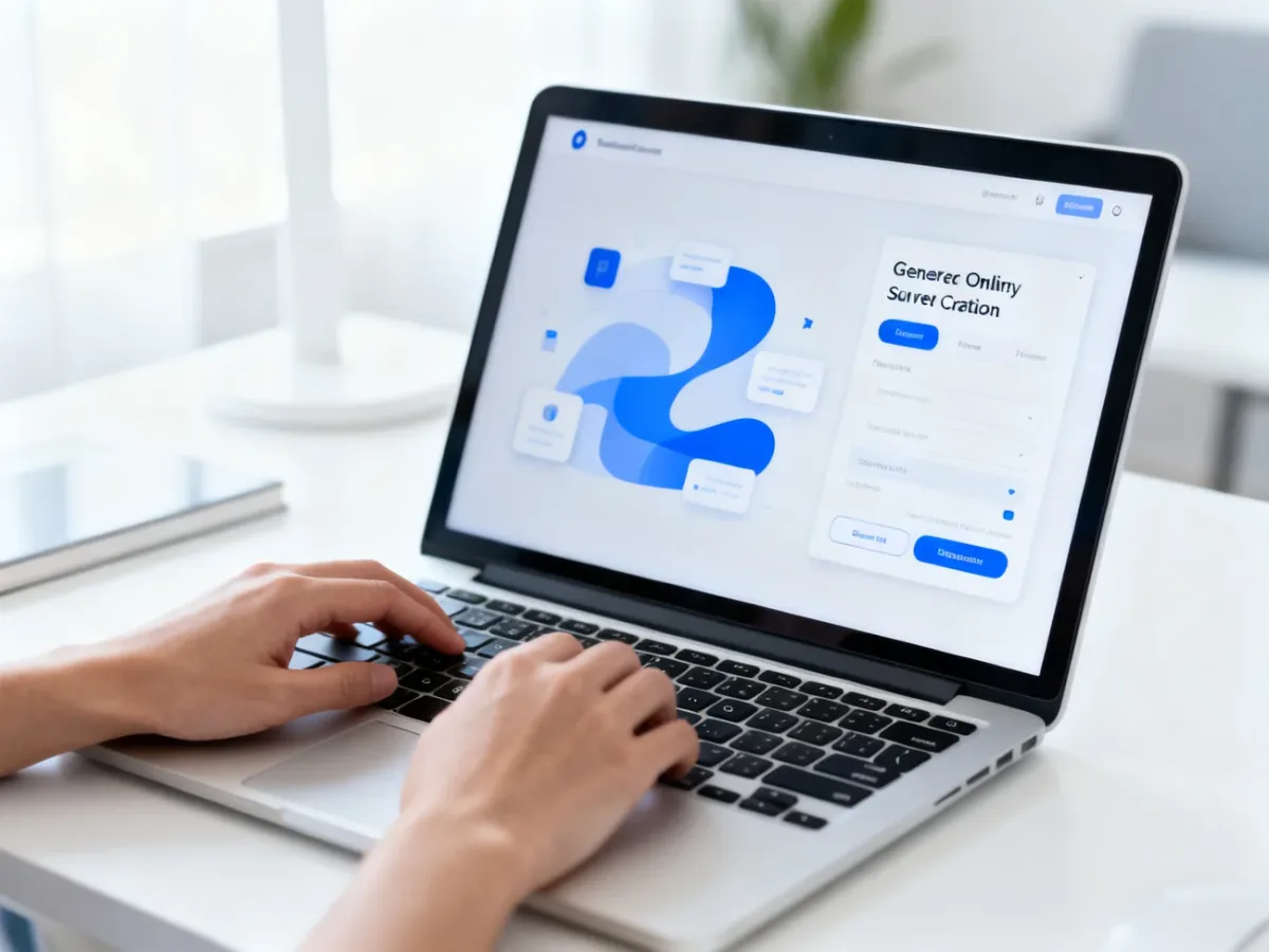 Tworzenie ankiety online na laptopie w Formularzach Google